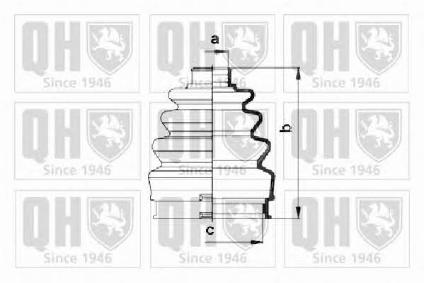 Quinton Hazell QJB403 Пыльник приводного вала QJB403: Отличная цена - Купить в Польше на 2407.PL!