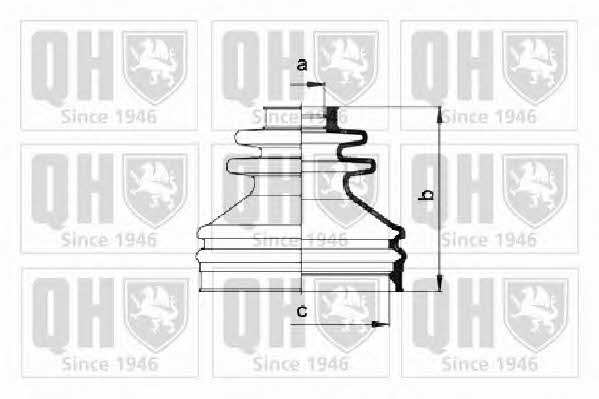 Quinton Hazell QJB433 Bellow, driveshaft QJB433: Buy near me in Poland at 2407.PL - Good price!