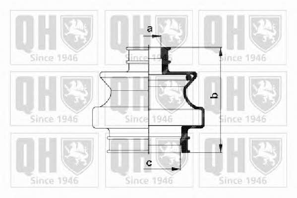 Quinton Hazell QJB459 Bellow, driveshaft QJB459: Buy near me in Poland at 2407.PL - Good price!