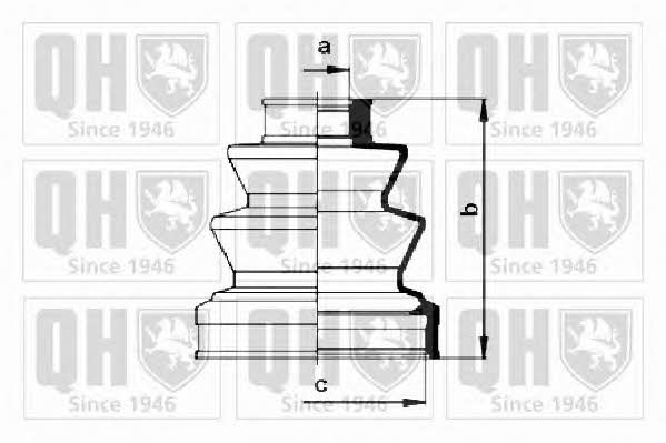 Quinton Hazell QJB467 Bellow, driveshaft QJB467: Buy near me in Poland at 2407.PL - Good price!