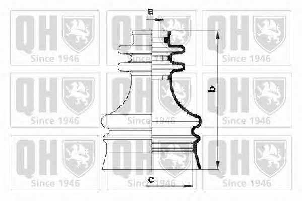Quinton Hazell QJB474 Bellow, driveshaft QJB474: Buy near me at 2407.PL in Poland at an Affordable price!