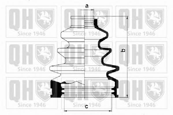 Quinton Hazell QJB499 Bellow, driveshaft QJB499: Buy near me in Poland at 2407.PL - Good price!