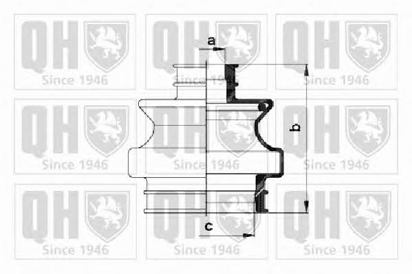 Quinton Hazell QJB602 Bellow, driveshaft QJB602: Buy near me at 2407.PL in Poland at an Affordable price!