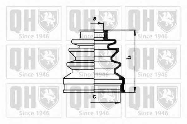 Quinton Hazell QJB629 Пыльник приводного вала QJB629: Отличная цена - Купить в Польше на 2407.PL!