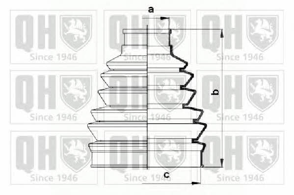 Quinton Hazell QJB746 Bellow, driveshaft QJB746: Buy near me in Poland at 2407.PL - Good price!