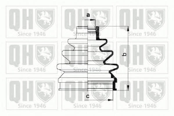 Quinton Hazell QJB752 Пыльник приводного вала QJB752: Отличная цена - Купить в Польше на 2407.PL!