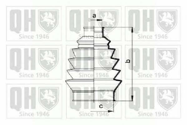 Quinton Hazell QJB756 Bellow, driveshaft QJB756: Buy near me in Poland at 2407.PL - Good price!