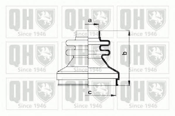 Quinton Hazell QJB789 Пыльник приводного вала QJB789: Отличная цена - Купить в Польше на 2407.PL!