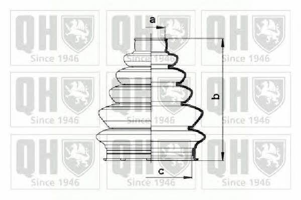 Quinton Hazell QJB856 Bellow, driveshaft QJB856: Buy near me at 2407.PL in Poland at an Affordable price!