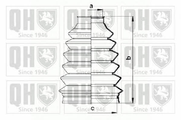 Quinton Hazell QJB887 Bellow, driveshaft QJB887: Buy near me at 2407.PL in Poland at an Affordable price!