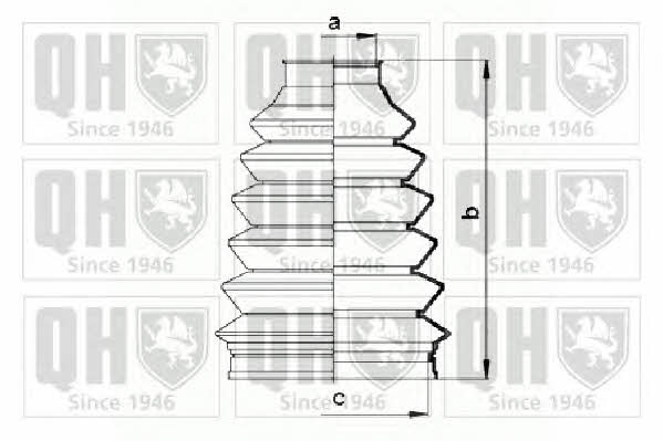 Quinton Hazell QJB887 Bellow, driveshaft QJB887: Buy near me in Poland at 2407.PL - Good price!