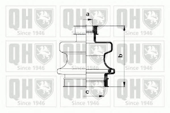 Quinton Hazell QJB904 Bellow, driveshaft QJB904: Buy near me at 2407.PL in Poland at an Affordable price!