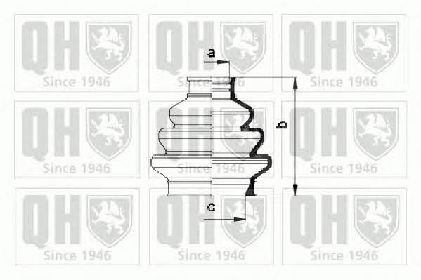 Quinton Hazell QJB944 Bellow, driveshaft QJB944: Buy near me in Poland at 2407.PL - Good price!