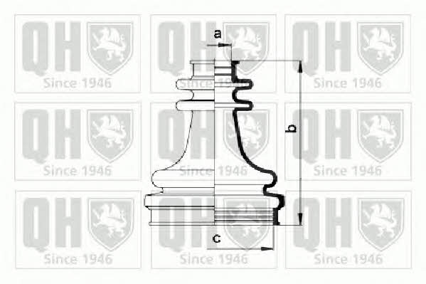 Quinton Hazell QJB986 Bellow, driveshaft QJB986: Buy near me at 2407.PL in Poland at an Affordable price!
