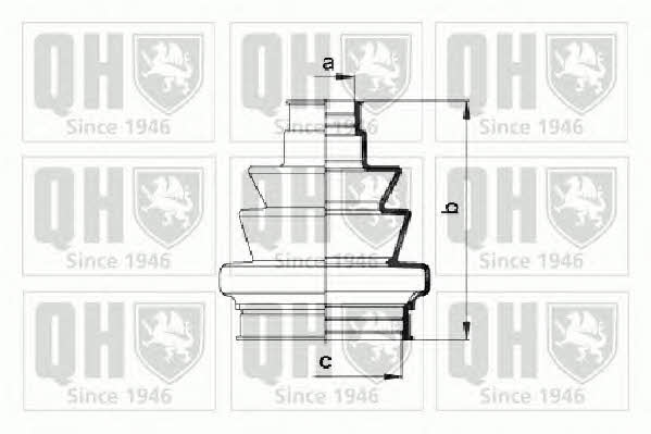 Quinton Hazell QJB989 Пыльник приводного вала QJB989: Отличная цена - Купить в Польше на 2407.PL!