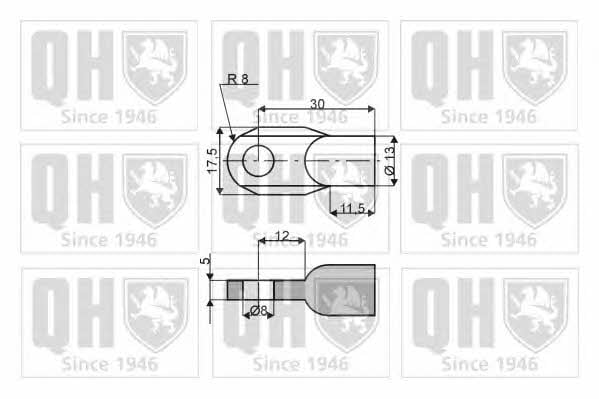 Quinton Hazell QTS128334 Gas Spring QTS128334: Buy near me at 2407.PL in Poland at an Affordable price!