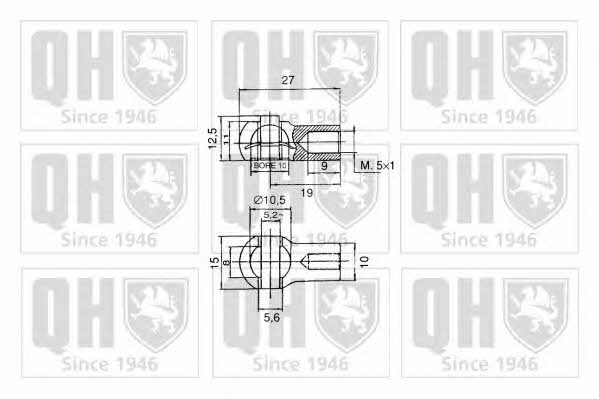 Quinton Hazell QTS128577 Gas hood spring QTS128577: Buy near me in Poland at 2407.PL - Good price!