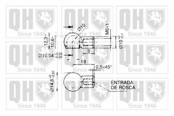 Quinton Hazell QTS840114 Gas hood spring QTS840114: Buy near me in Poland at 2407.PL - Good price!