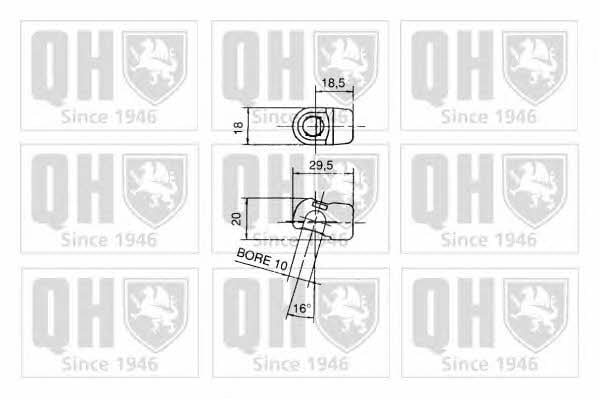 Quinton Hazell QTS840130 Пружина газова багажника QTS840130: Приваблива ціна - Купити у Польщі на 2407.PL!