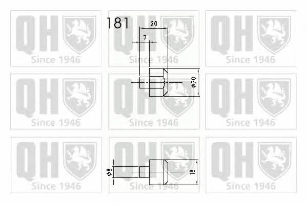 Quinton Hazell QTS840296 Пружина газова капоту QTS840296: Приваблива ціна - Купити у Польщі на 2407.PL!