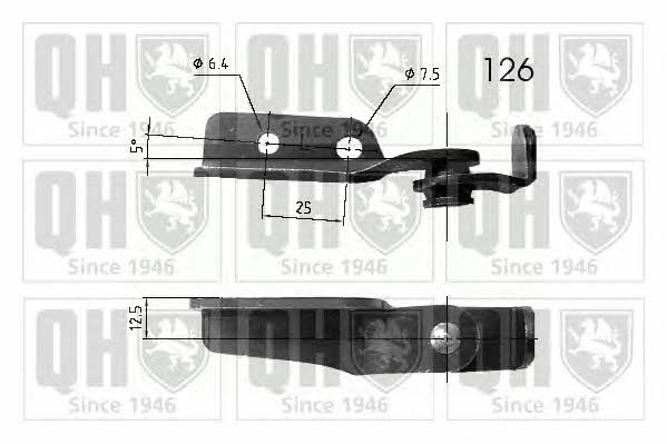 Quinton Hazell 140254 Gas Spring, boot-/cargo area 140254: Buy near me in Poland at 2407.PL - Good price!