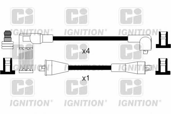 Quinton Hazell XC814 Przewody wysokiego napięcia, komplet XC814: Dobra cena w Polsce na 2407.PL - Kup Teraz!