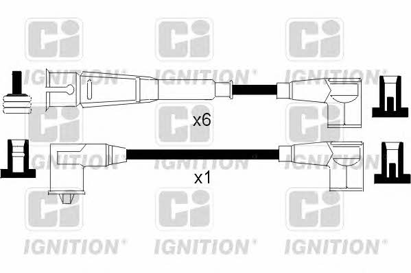 Quinton Hazell XC830 Дроти високовольтні, комплект XC830: Приваблива ціна - Купити у Польщі на 2407.PL!