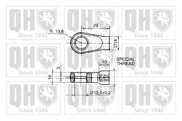 Quinton Hazell QTS128009 Gas Spring, boot-/cargo area QTS128009: Buy near me in Poland at 2407.PL - Good price!