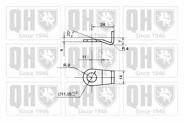 Quinton Hazell QTS128060 Gas Spring, boot-/cargo area QTS128060: Buy near me in Poland at 2407.PL - Good price!