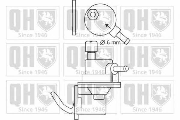 Quinton Hazell QFP107 Fuel pump QFP107: Buy near me in Poland at 2407.PL - Good price!