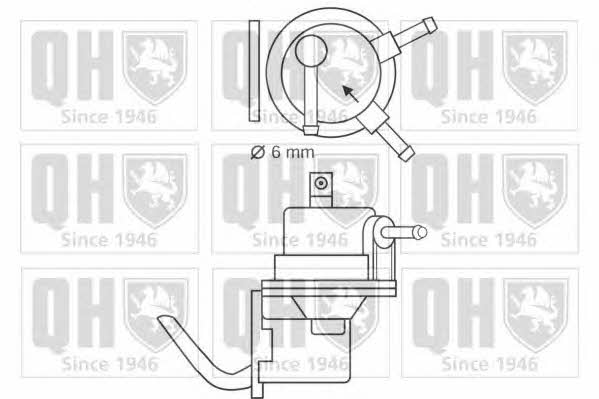 Quinton Hazell QFP262 Fuel pump QFP262: Buy near me in Poland at 2407.PL - Good price!