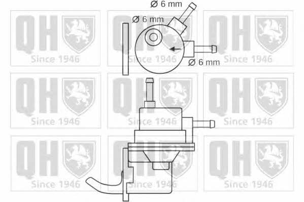 Quinton Hazell QFP48 Fuel pump QFP48: Buy near me in Poland at 2407.PL - Good price!
