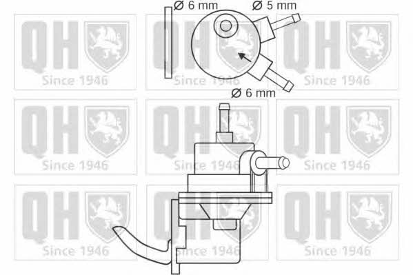 Quinton Hazell QFP52 Fuel pump QFP52: Buy near me in Poland at 2407.PL - Good price!