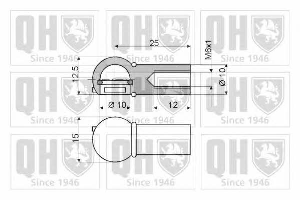 Quinton Hazell 128366 Gas Spring, boot-/cargo area 128366: Buy near me at 2407.PL in Poland at an Affordable price!