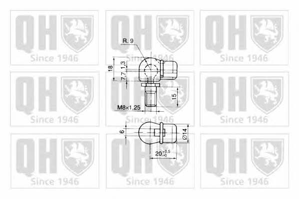Quinton Hazell 128429 Gas Spring, boot-/cargo area 128429: Buy near me in Poland at 2407.PL - Good price!