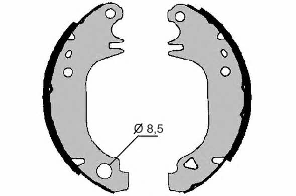 Raicam 7080RP Parking brake shoes 7080RP: Buy near me in Poland at 2407.PL - Good price!