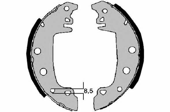 Raicam RA22850 Brake shoe set RA22850: Buy near me in Poland at 2407.PL - Good price!