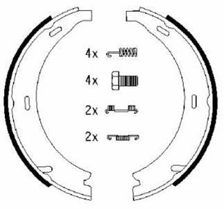 Raicam RA24732 Колодки тормозные стояночного тормоза RA24732: Отличная цена - Купить в Польше на 2407.PL!