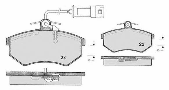 Raicam RA.0813.4 Brake Pad Set, disc brake RA08134: Buy near me in Poland at 2407.PL - Good price!