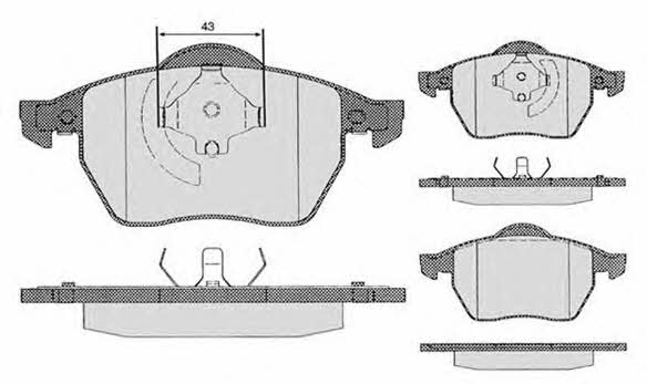 Raicam RA.0429.6 Brake Pad Set, disc brake RA04296: Buy near me in Poland at 2407.PL - Good price!