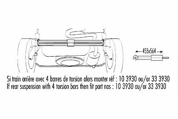 Record 333930 Rear oil and gas suspension shock absorber 333930: Buy near me in Poland at 2407.PL - Good price!