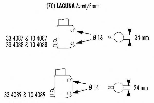 Record 104088 Shock absorber assy 104088: Buy near me in Poland at 2407.PL - Good price!