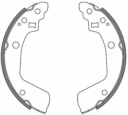 Remsa 4241.00 Brake shoe set 424100: Buy near me in Poland at 2407.PL - Good price!