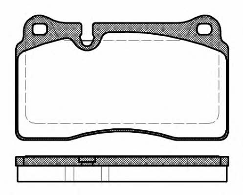 Remsa 1200.30 Brake Pad Set, disc brake 120030: Buy near me in Poland at 2407.PL - Good price!