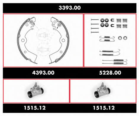 Remsa 3393.00 Bremsbackensatz 339300: Kaufen Sie zu einem guten Preis in Polen bei 2407.PL!