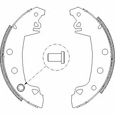 Remsa 4017.01 Brake shoe set 401701: Buy near me in Poland at 2407.PL - Good price!