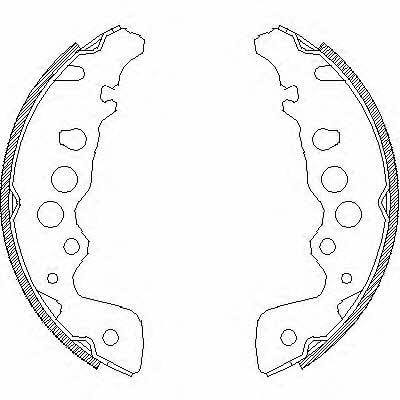 Remsa 4049.00 Brake shoe set 404900: Buy near me in Poland at 2407.PL - Good price!