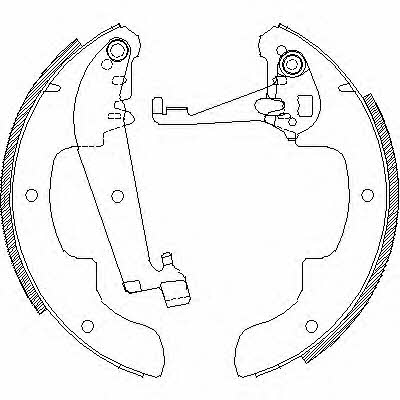 Remsa 4071.00 Brake shoe set 407100: Buy near me in Poland at 2407.PL - Good price!