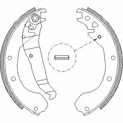 Remsa 4090.00 Brake shoe set 409000: Buy near me in Poland at 2407.PL - Good price!