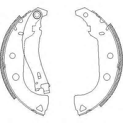 Remsa 4176.01 Brake shoe set 417601: Buy near me in Poland at 2407.PL - Good price!